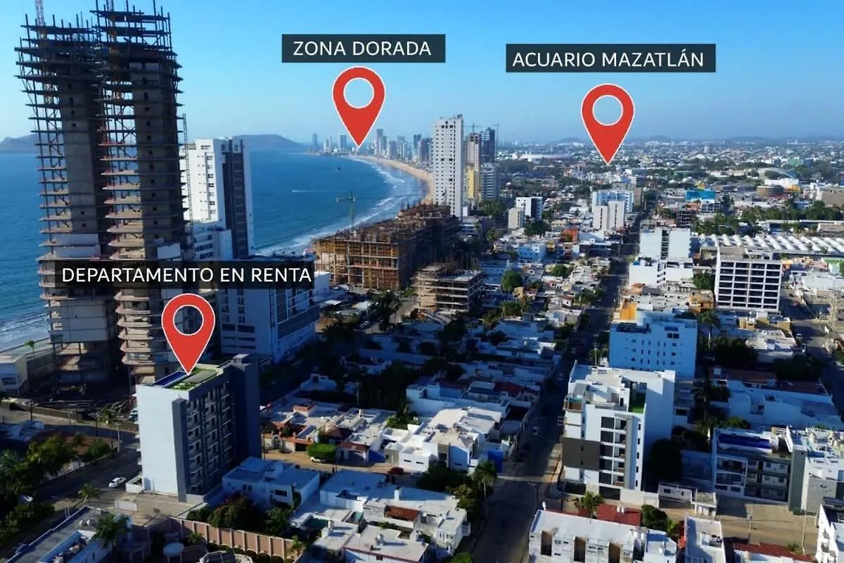 מזטלן Bello Departamento Vista Al Mar - Flamingo 403 בית נופש